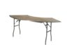 Serpentine Table 6Ft