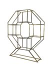 Gold Hexagon Shelving