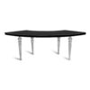 Serp Black Marble Table  /Gold Legs