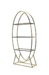 Gold Oval Shelving