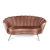 Scalloped Sofa *Blush Velvet*