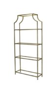 Gold 5 Tier Shelving  Matt