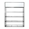 Black Rectangular Shelving