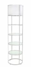 Silver Round Shelving
