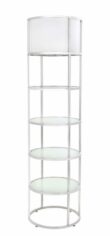 Silver Round Shelving