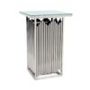Silver Spike Hi-Cocktail Table