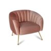 Arbow Accent Chair *Blush Velvet*