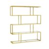 Gold Zigzag Shelving
