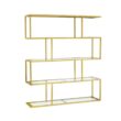 Gold Zigzag Shelving