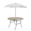 White Umbrella & Table