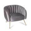 Arbow Accent Chair *Gray Velvet*