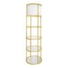 Gold Round Shelving