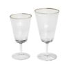Rippled Wine Glass 14oz