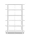 White Oval Shelving