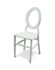 White O Back Chair