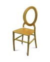 Gold O back Chair