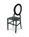 Black O Back Chair