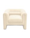 Off White Bogart Accent Chair