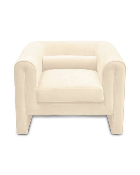 Off White Bogart Accent Chair