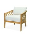 Natural Rattan Accent Chair
