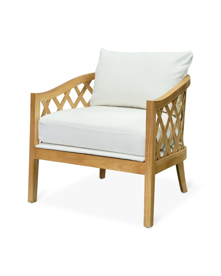 Natural Rattan Accent Chair