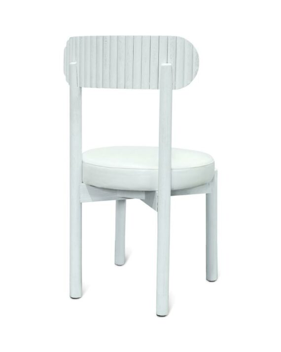 White Fluted Chair