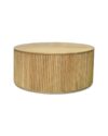 Natural Fluted Coffee Table
