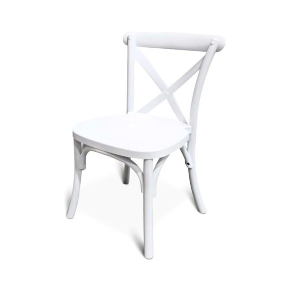 Children’s White Crossback Chair