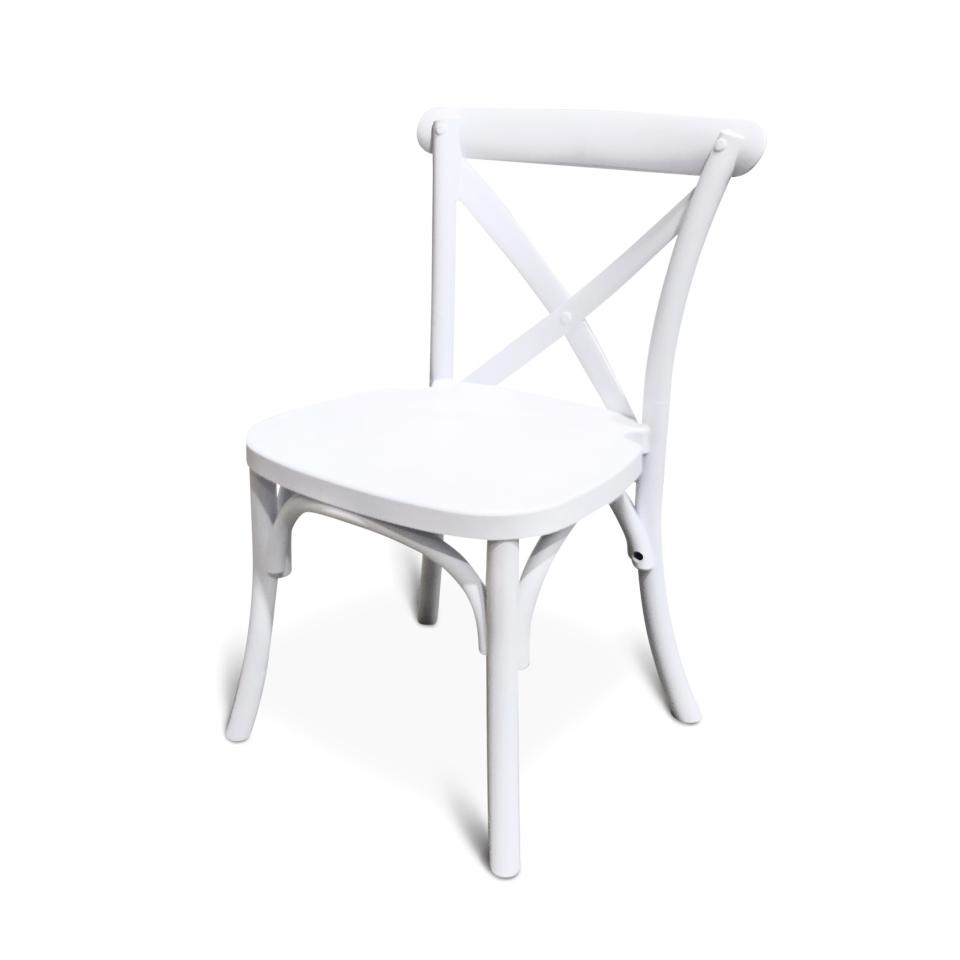 Children’s White Crossback Chair