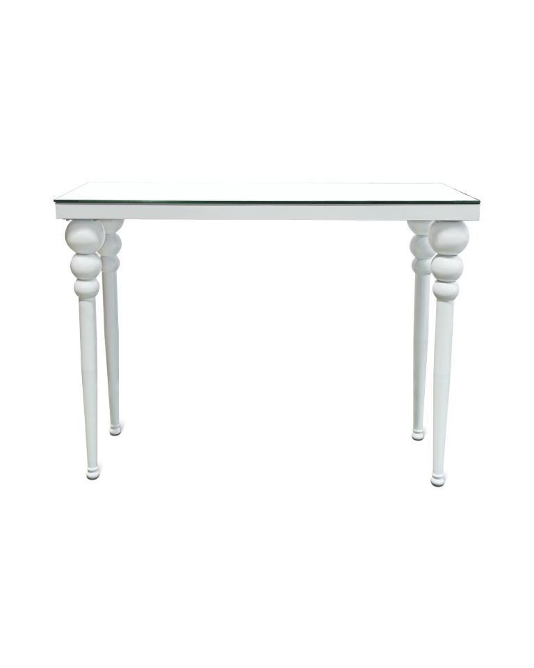 White Console Tabel 36"