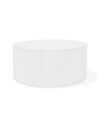 White Fluted Coffee Table