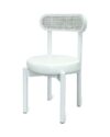 White Fluted Chair