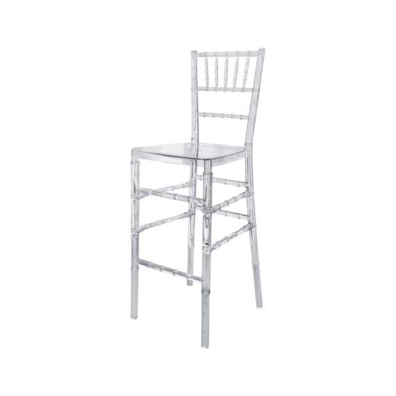 Clear Chiavari Ballroom Bar Stool