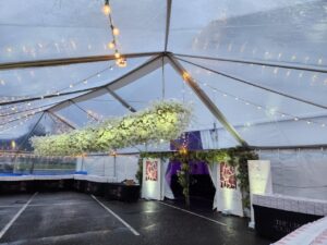 Clear Frame Tent 30' Wide