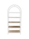 White Rattan Shelving