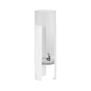 Cal Mil Drink Dispenser  with Ice Chamber and White Metal Base 3 Gallon
