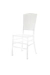 Clear Lorna Fluted Chair