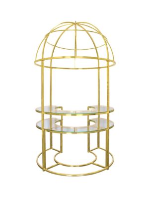 Gold Dome Display Table