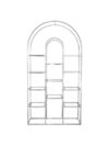 Silver Paris Arch Shelving