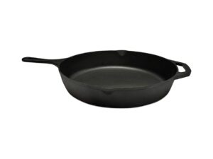 Valor 12" Arctic Black Cast Iron Skillet with Helper Handle