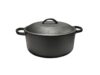 Valor 7 Qt. Arctic Black Cast Iron Pot