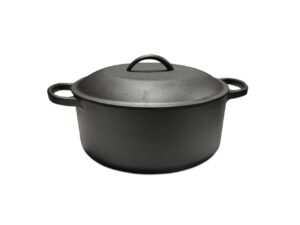 Valor 7 Qt. Arctic Black Cast Iron Pot