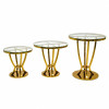Gold Churchill Display Table
