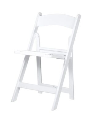 White Garden Folding Chair